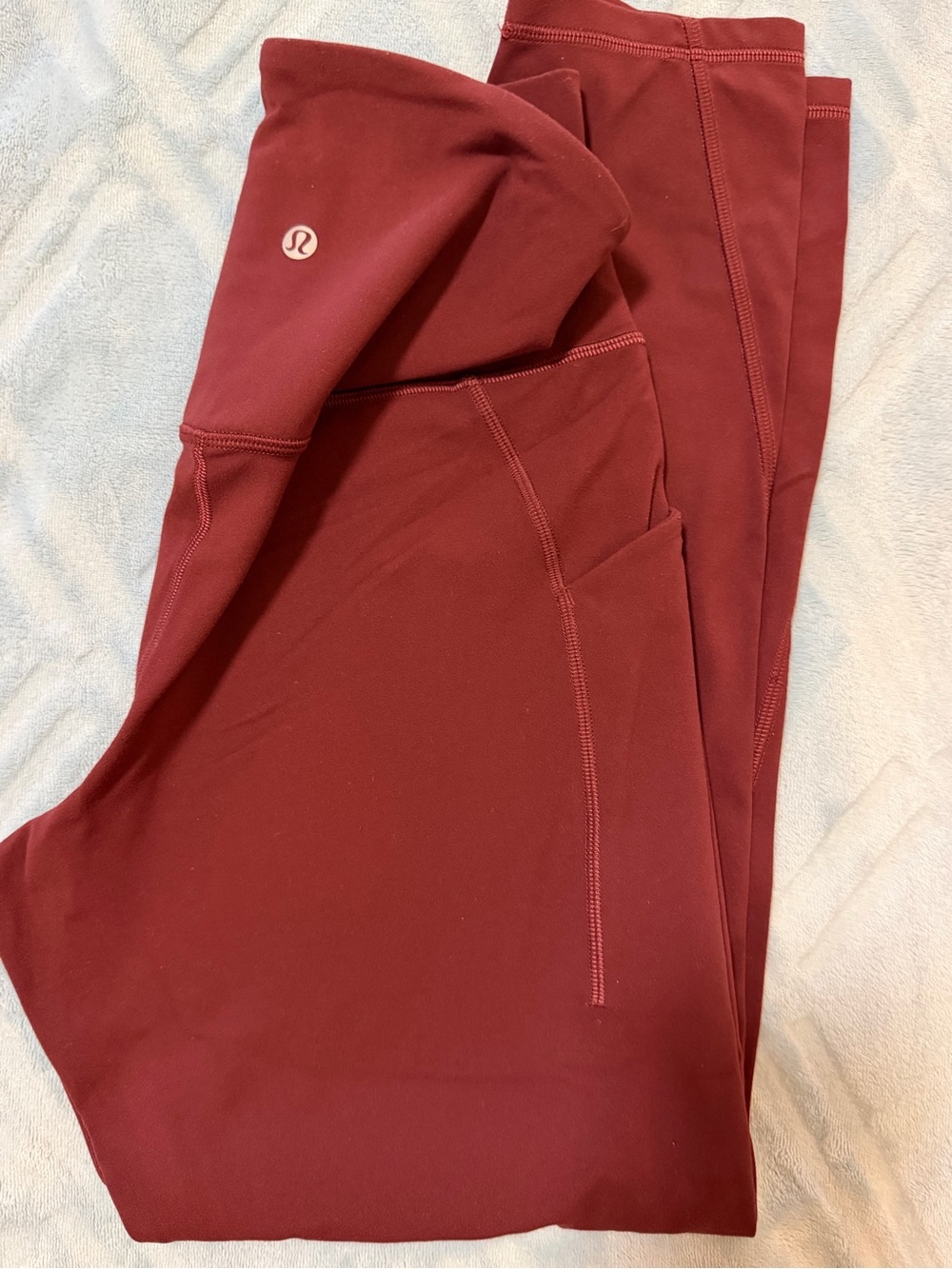 lululemon Align High-Rise Leggings - Merlot Red-25”-with pockets- burgundy color